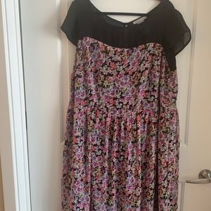 Flower pattern dress